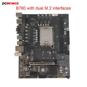 China PCWINMAX B760 LGA1700 DDR4 VGA/HD/DP Output mATX Motherboard Supports 12th/13th/14th Gen i3 i5 i7 Intel Processors on sale China PCWINMAX B760 LGA1700 DDR4 VGA/HD/DP Output mATX Motherboard Supports 12th/13th/14th Gen i3 i5 i7 Intel Processors on sale