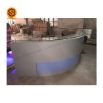 NFS Acrylic Reception Desk NFS Inconspicuous Joint Seamless