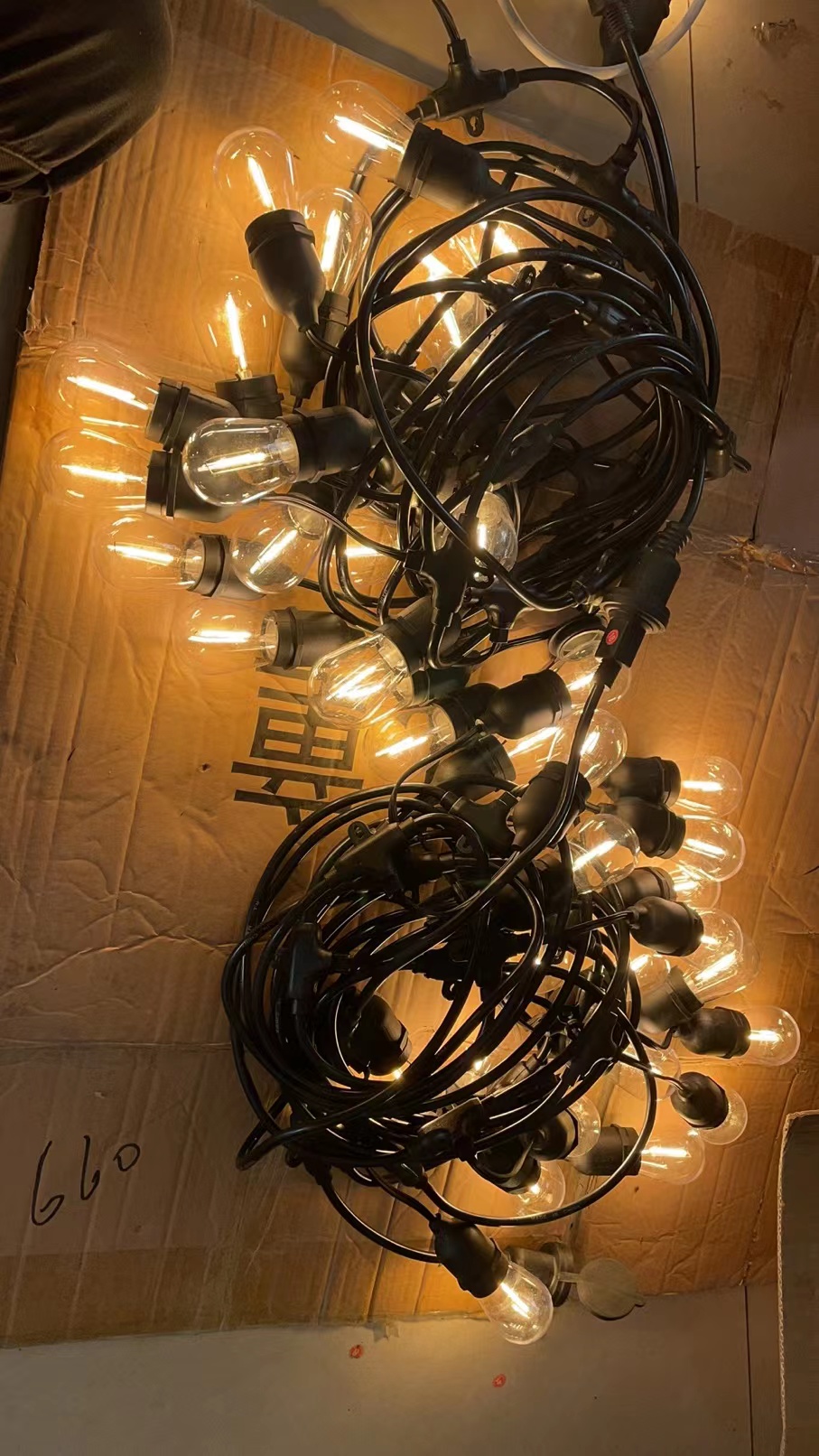 2700K-6500K 1w Led Filament Bulb LED Decorative Lights For Garden