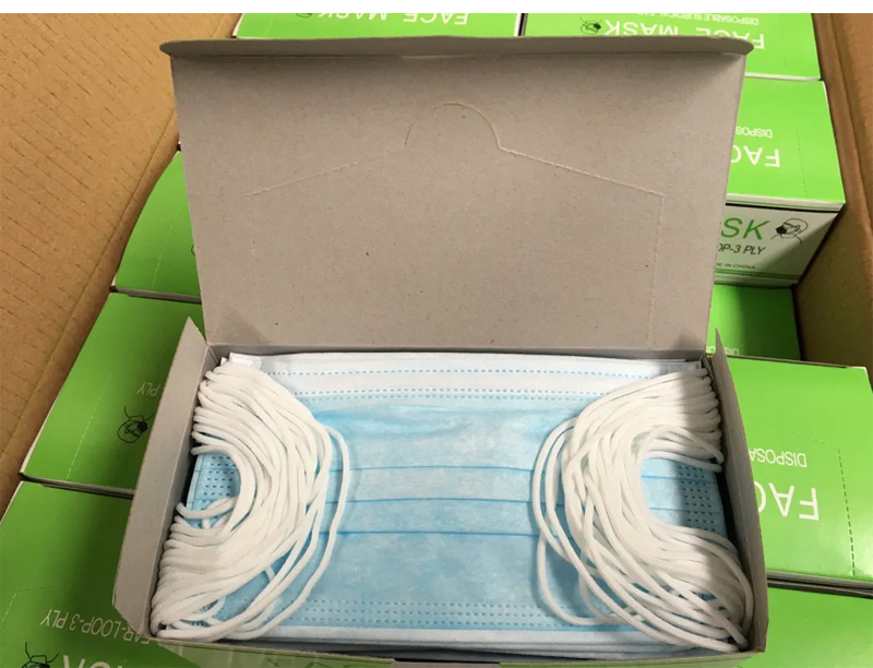Hot Sell Disposable Face Masks 3ply Ear Loop