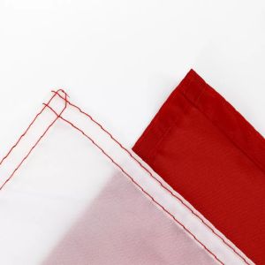 Custom Chile Country Flag 3X5ft 100% Polyester CMYK Digital Printing