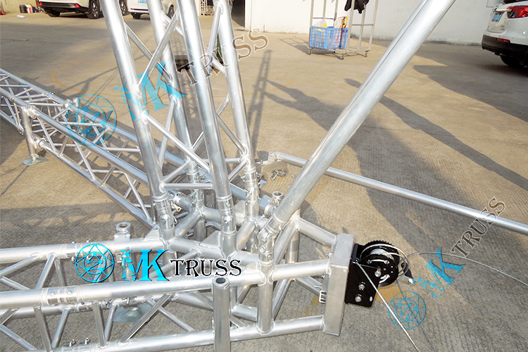 Speaker Truss Outdoor Aluminum Mobile Goal Post Stand Tower with Simple Style