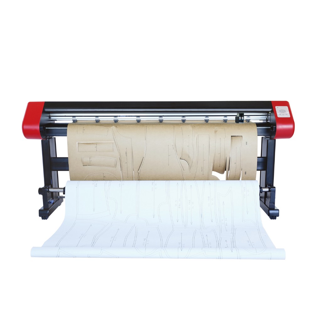 print and cut plotter/ High Speed vertical Inkjet cutting plotter for garment industry