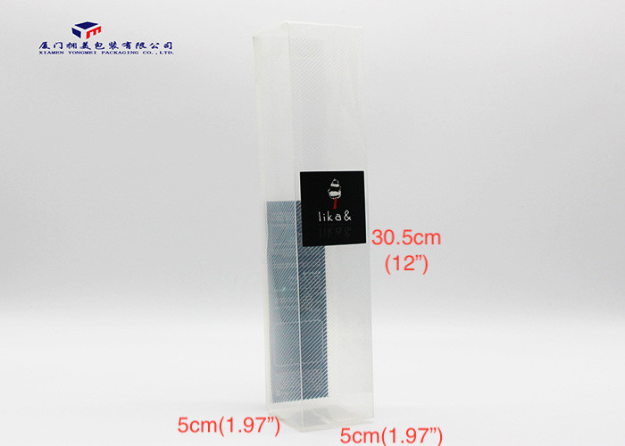 Twilled PP 0.4mm PP Packaging Box Rectangle Shape For Wholesale Products 5X5X30.5cm