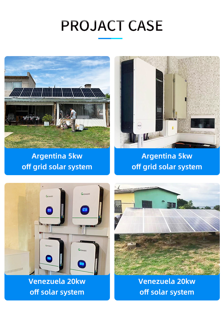 Customized Off Grid Solar Energy System Photovoltaic Flat Roof Mounting 15KW