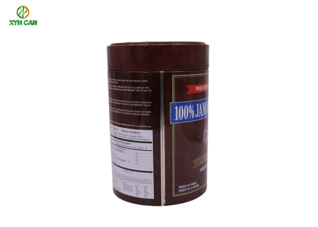 Coffee Tin Can Recyclable Color Printed Airtight for Coffee Bean Packaging