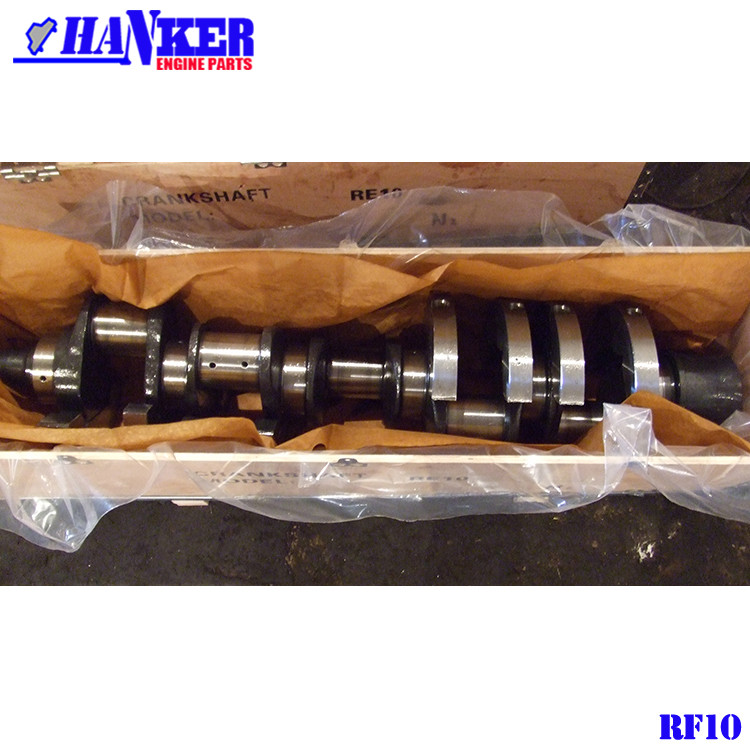 HRC46 Iron Steel RF10 Flat V10 Diesel Engine Crankshaft