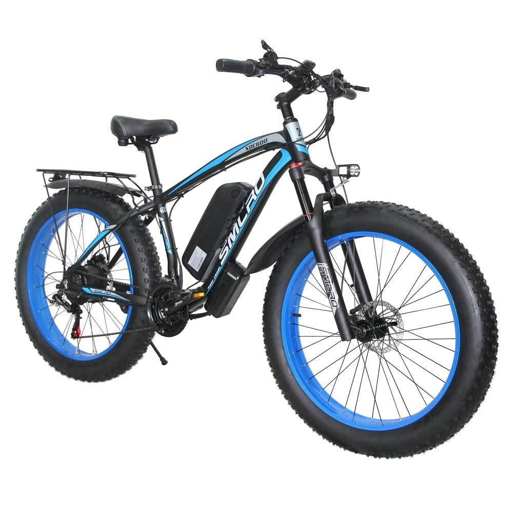 60km Per Power 26 Inch Electric Bicycle , 1kW Fat Tire Electric Mountain Bike