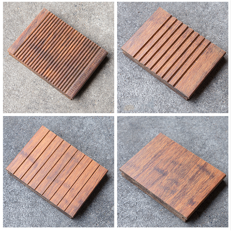 Indoor Hardwood Floor Panels 100% Natural Bamboo Material 1220kg/M³ Density