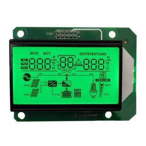 China Monochrome HTN 7 Segment Display with 6 O' Clock Viewing Angle Customized Size Inverter LCD Screens from LCD on sale