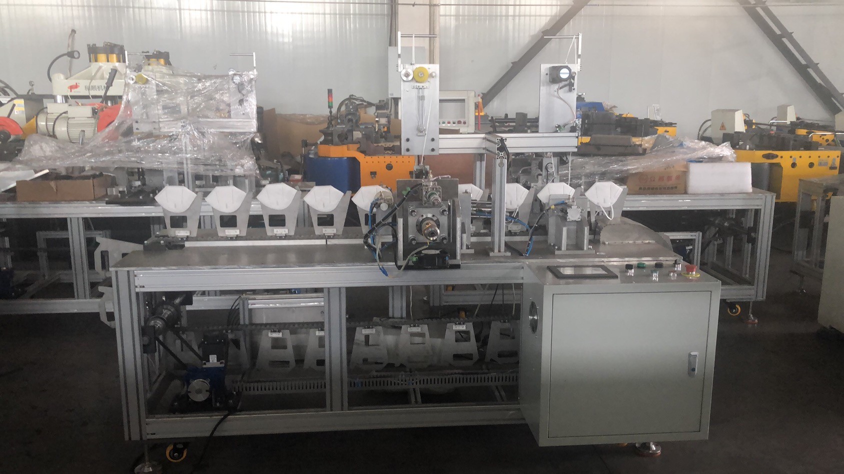 High Speed Ultrasonic KN95 Earloop Mask Machine