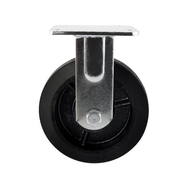 Industrial Heavy Duty Casters Wheels 125x50mm 440LBS Black Rubber Wheels Ball