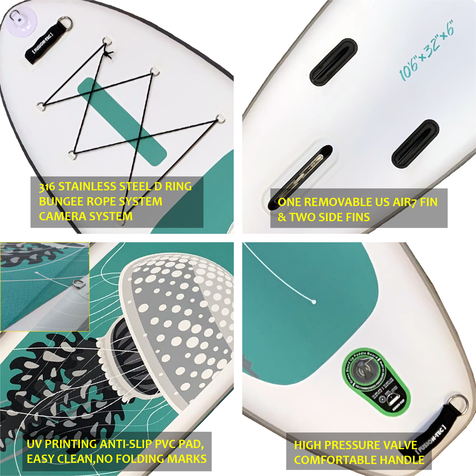 China factory good quality mandala water yoga sup board inflatabl stand up board