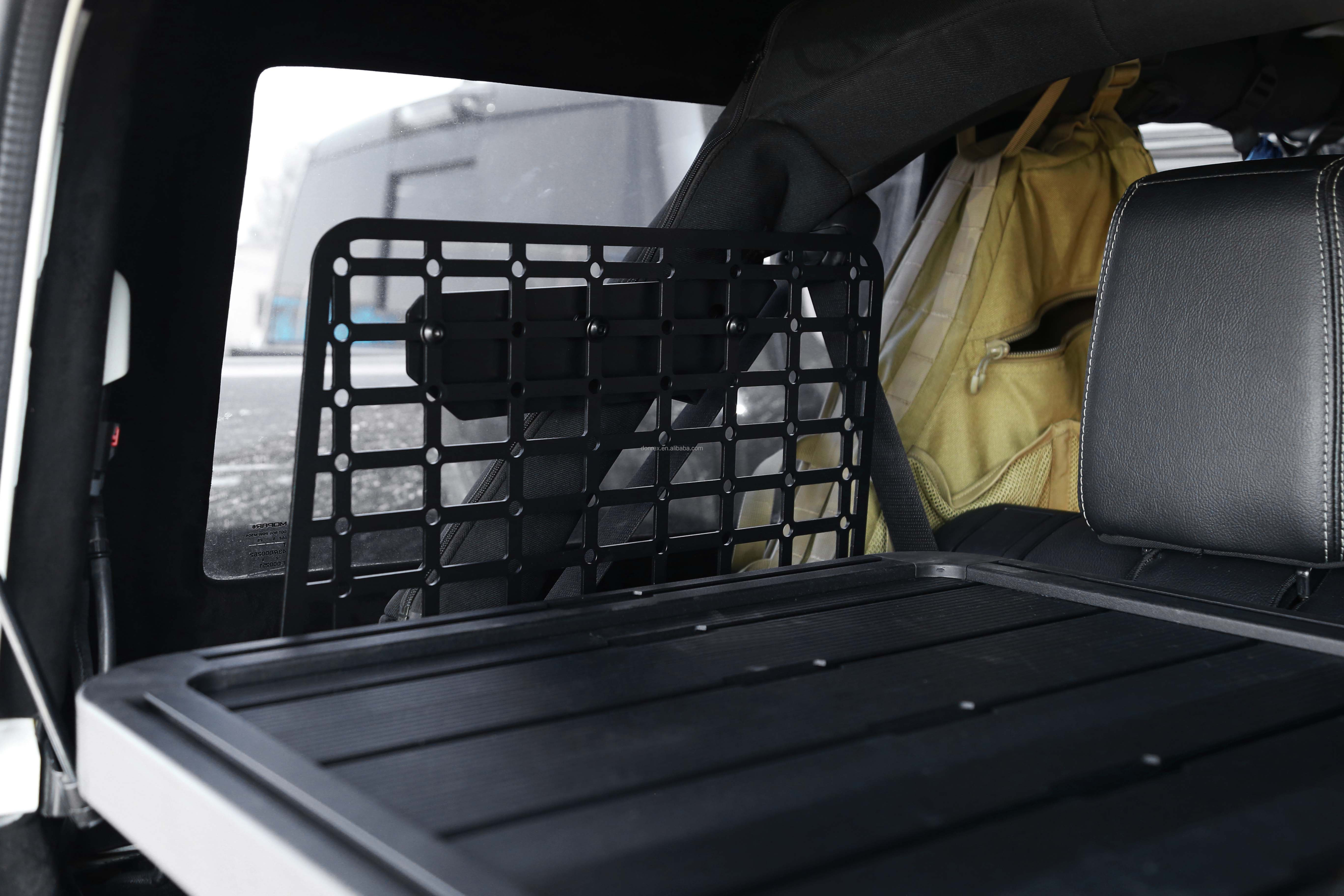Off-Road Black Powder Coating T-Slot Aluminum Alloy Cargo Rack for Jeep Wrangler JL JK