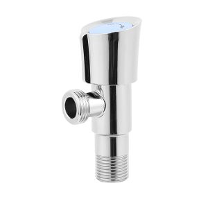 Quarter Turn SS201 Plating Angle Valve For Lavatory 1/2"X1/2" Angle Stop Valve