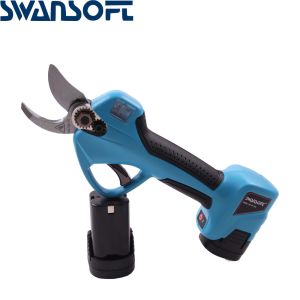 China Swansoft 32mm cordless 16.8V 2.5Ah Garden Pruning Shear for Plant 3.2CM Electric Rechargeable Fruit Branch Scissors on sale