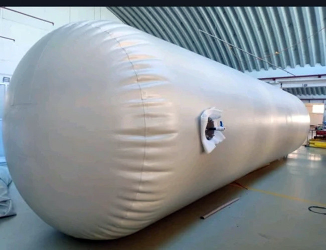 Durable PVC Marine Salvage Air Lift Bags Cylindrical / Parachute Type