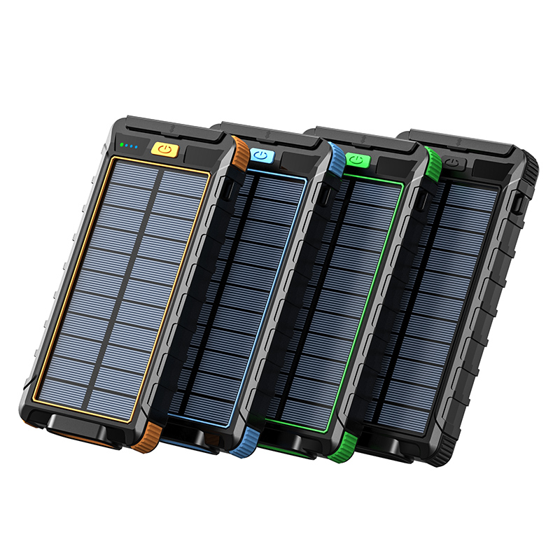 ABS Compass Solar Power Bank 10000mAh for Outdoor Charging and Emergency Situations
