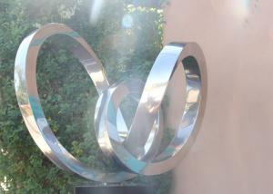  Modern Abstract Polished Stainless Steel Outdoor Metal Sculptures Manufactures