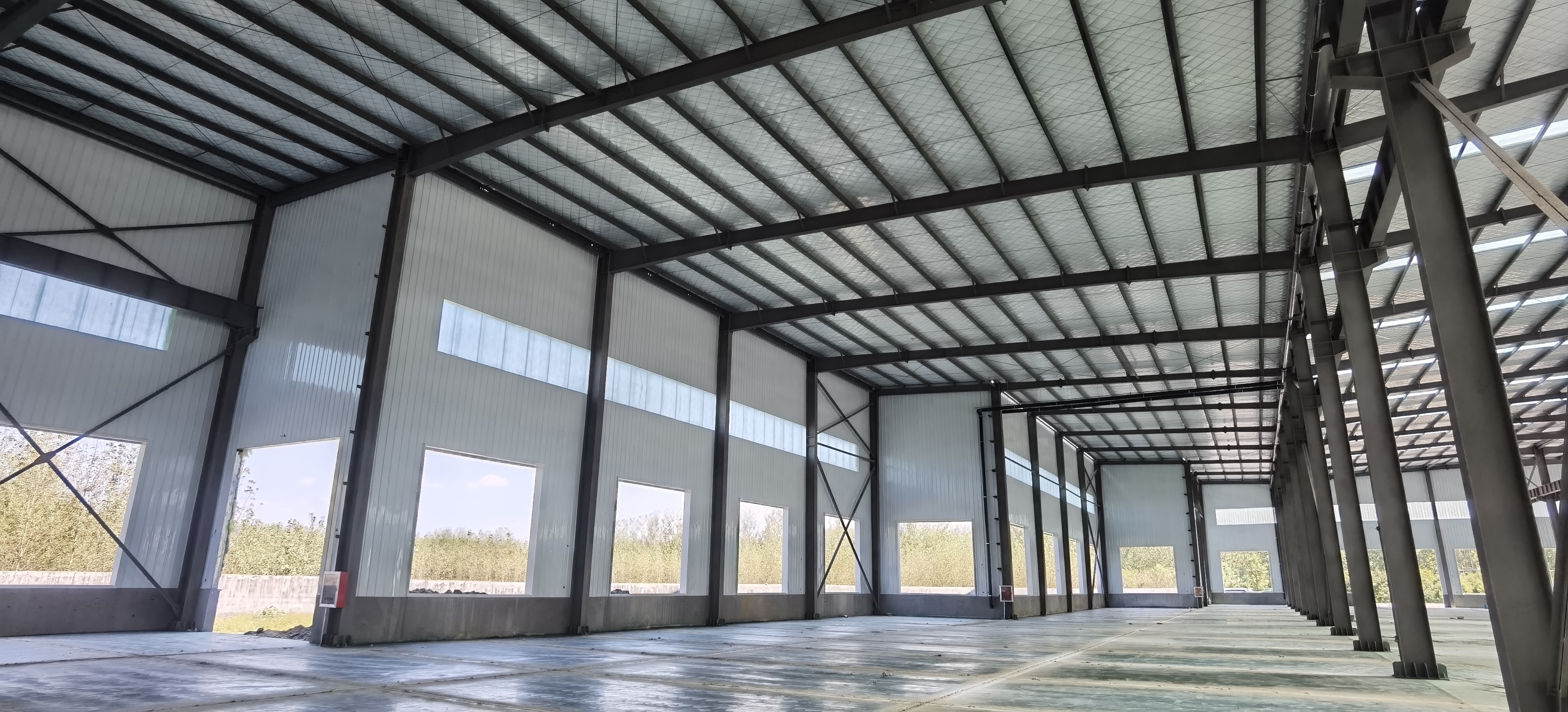 High Strength Steel Frame Structure Warehouse Prefab Metal Building