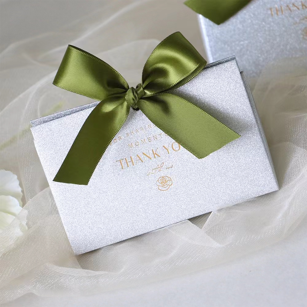 Hot Stamping Custom Printed Paper Bags Small Thank You Bags Recyclable