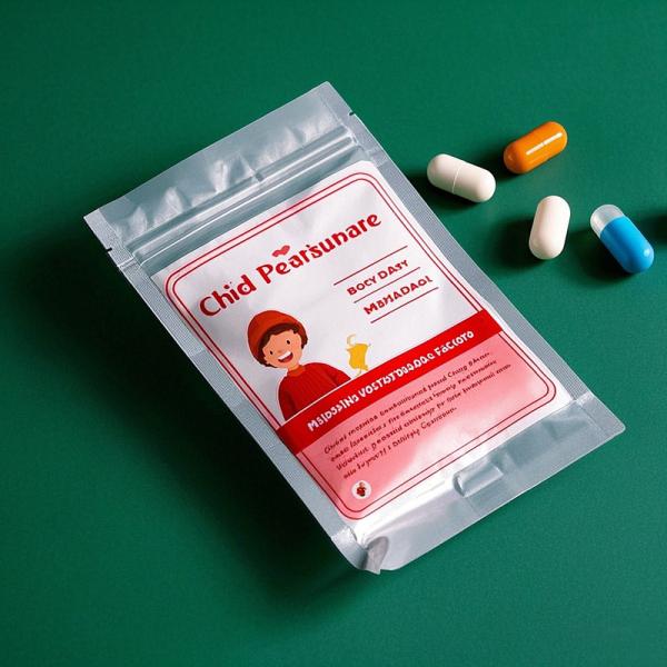 Customizable Child Resistant Mylar Bags Medical Compliance For Medications