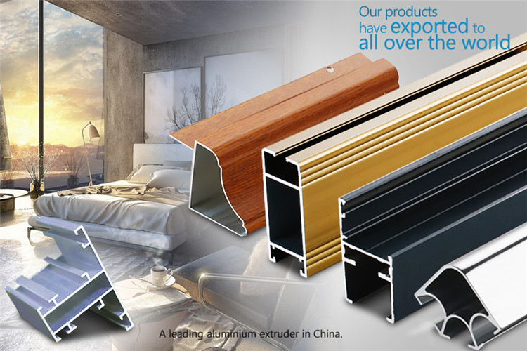 Top Quality Powder Coating Aluminum Window and Door Extrusion Profiles