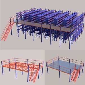 ODM Rack Supported Mezzanine Racking System 6 Tons Firm