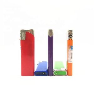 Plastic Jet Torch Custom Colorful Gift Cigarette Lighter Refillable Electric
