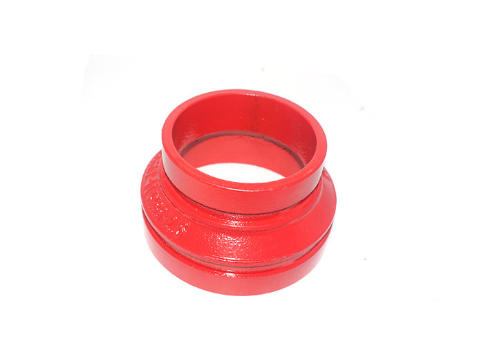 FM UL CE Approved Ductile Iron Grooved Pipe Fittings Flexible Grooved Coupling