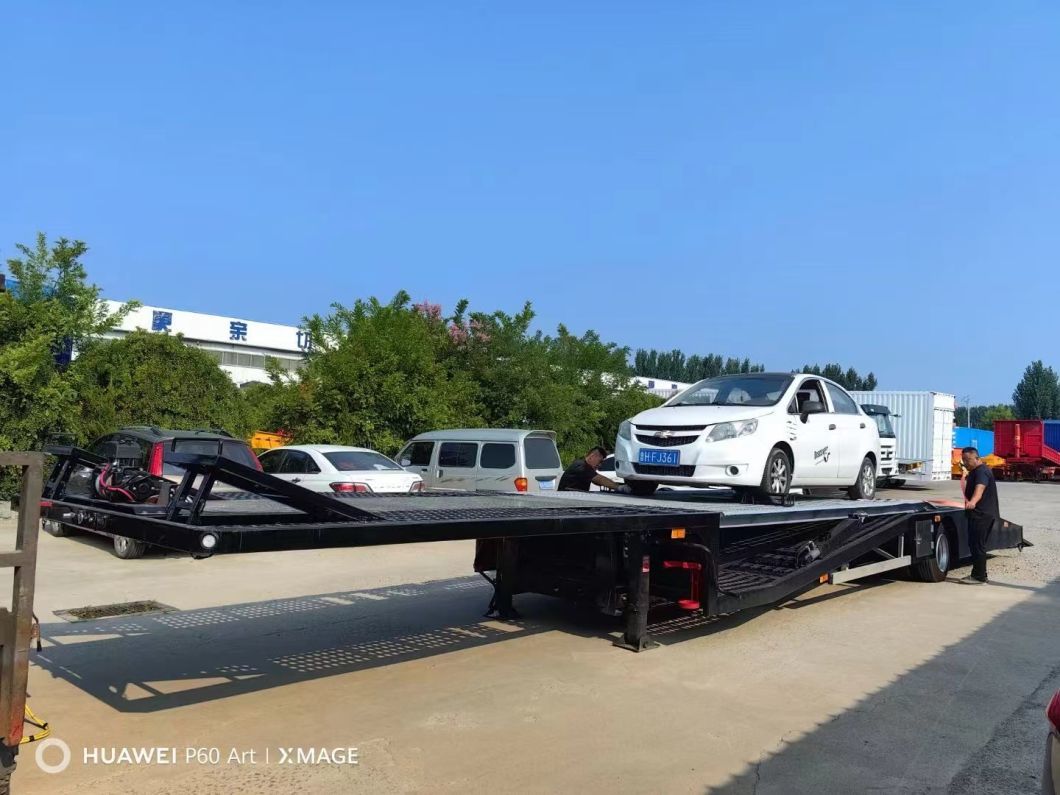 European Style Single Axle Lifting 4 Car/ SUV Transport Truck Trailer Pick up Trailer Frame