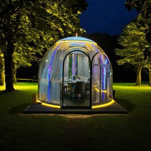 China Clear Igloo Tent PC Bubble Geodesic Dome Polycarbonate Tent for Outdoor Glamping for Park Application and Container Houses on sale