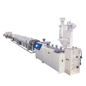  High Capacity Plastic HDPE / PPR / PE Pipe Extrusion Line 1200 Kg / H Output Manufactures