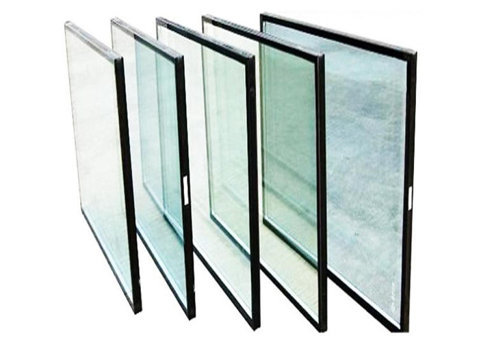 Heat Resistant Double Glazed Insulated Glass 6.38mm - 60mm Thickness With Grind Edge