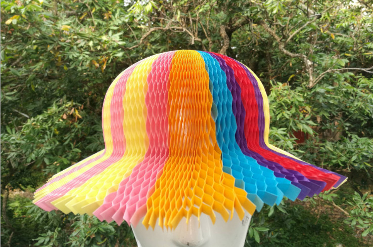 Vase paper hats, sun visor hats, magic vase hats, casual paper hats, travel stalls hot, beach travel caps, Hawaii beach