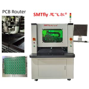 PCB Depaneling CNC Router Machine With HFC Control Cards And Static Cleanup