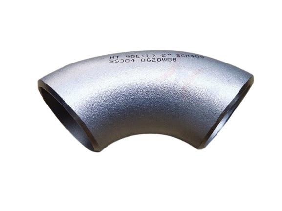 Long Radius Butt Welded Stainless Steel Pipe Fittings 45 Degree Elbow ASME/ANSI
