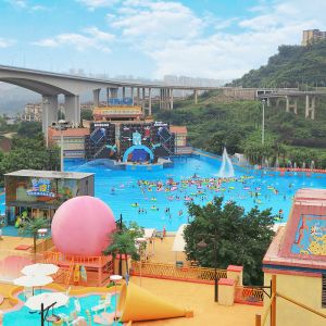 Large Customized Wave Pool for Commercial Water Amusement Parks with Capacity