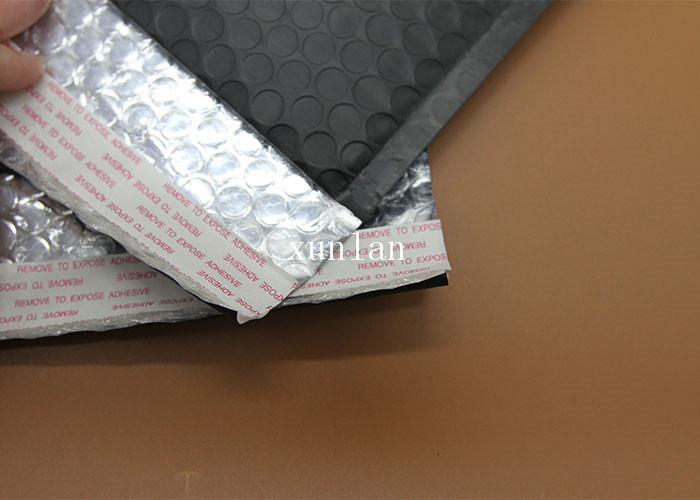 Tear Resistant Metallic Bubble Envelopes Any Size Offset Printing Black