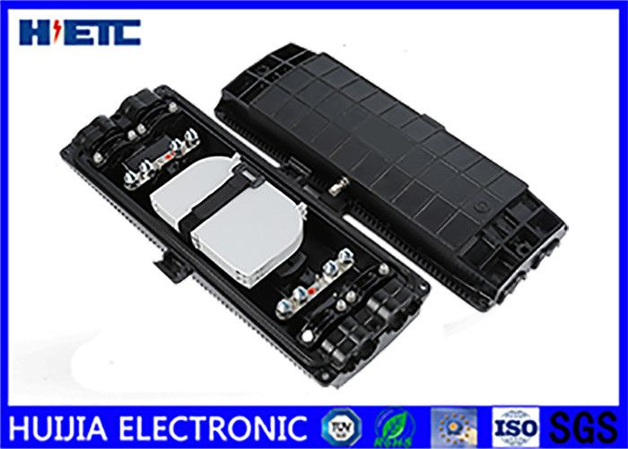 Plastic Splicing Fiber Cable Joint Box / Inline Weatherproof Fiber Enclosures