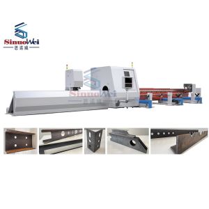 50mm To 250mm Full Automatic Laser Cutting Machine Fiber Laser Pipe Cutting