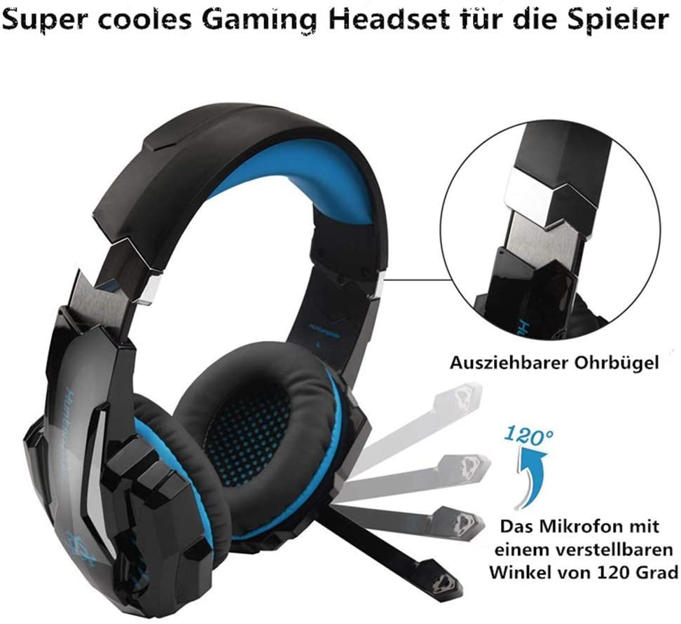 PC PS4 2.2m Hunterspider V9 Stereo Gaming Headset