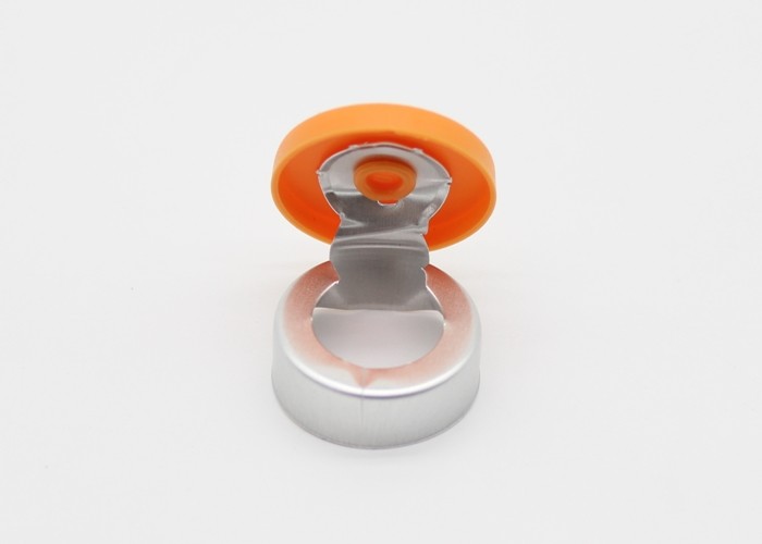 20mm Pharmaceutical Injection Vial Caps Tear Off Type Plastic PP Aluminum Material