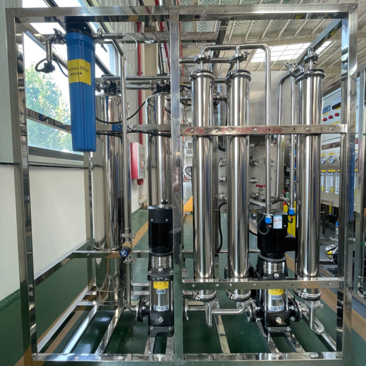 Small Household Two-Stage Commercial Industrial Reverse Osmosis Machine Pure Water Filtration Equipment Water Treatment