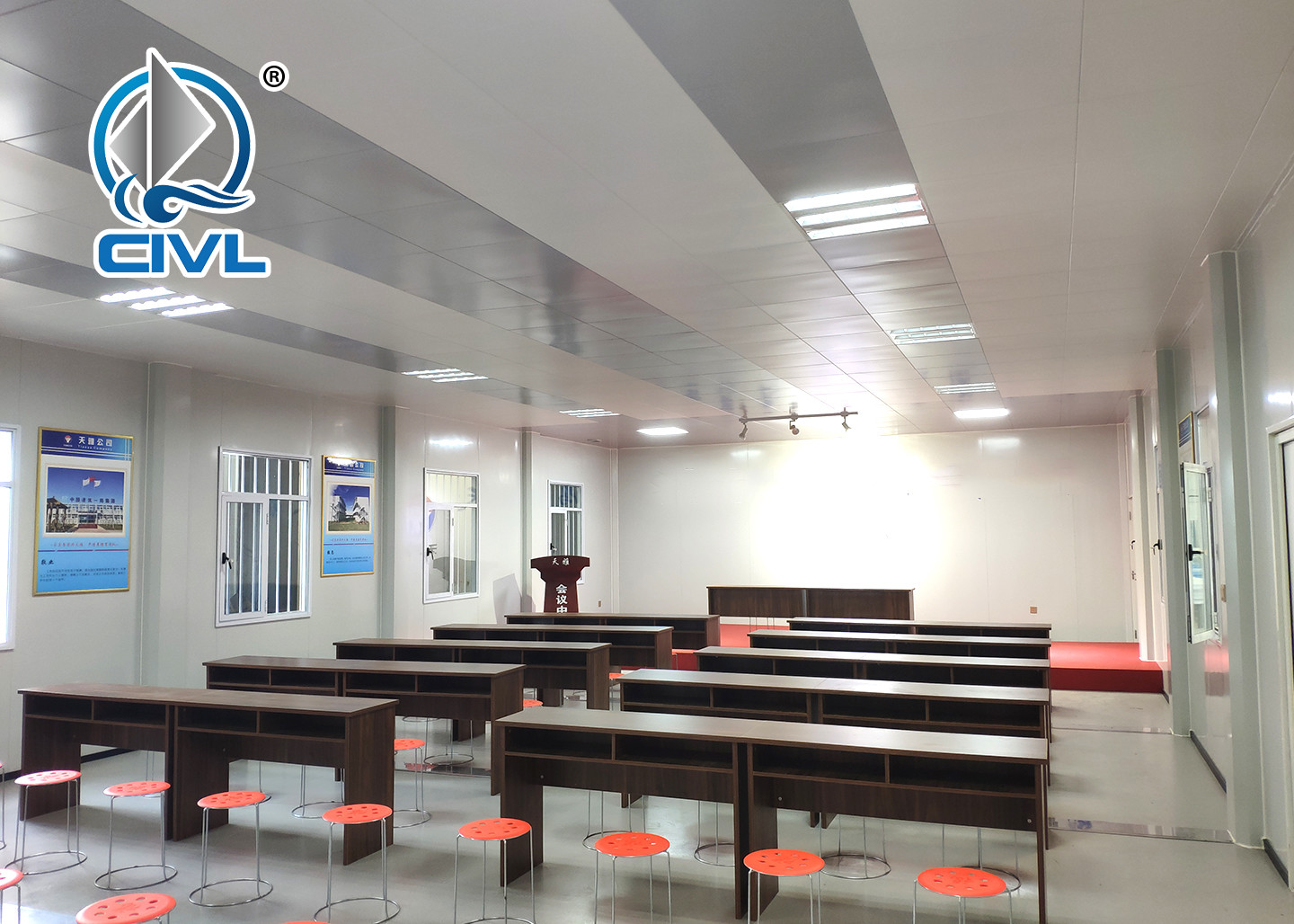 Olding Prefabricated House Dining Room Materials Meeting Room Structure Materials