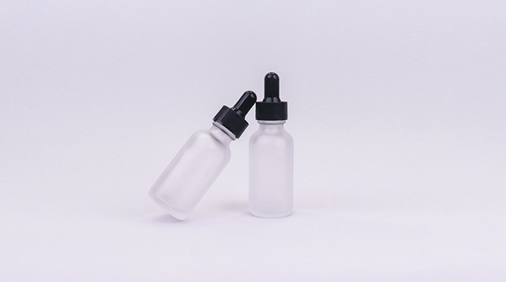 20/400 Frosted Dropper Bottles Clear Empty Eye Dropper Bottle For Essential Oil