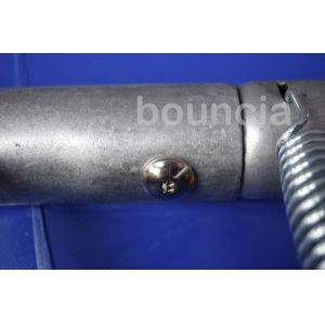 PVC Tarpaulin Round Inflatable Water Trampoline Durable With Spring Structure