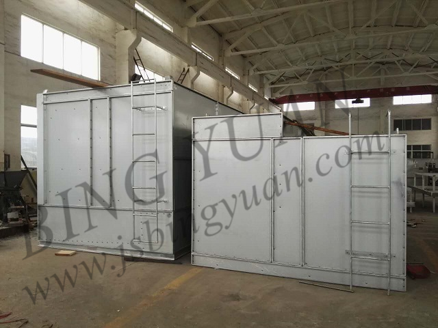 4KW R404A 380V Evaporative Condenser Chiller , Refrigeration Condenser