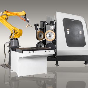 China CNC Robotic Buffing Machine Grinding For Brass Faucets With 1.5KW Stepper Motor on sale