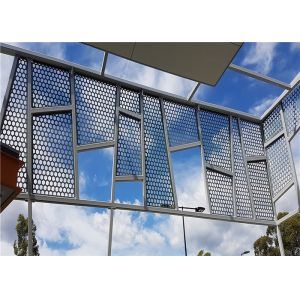 China 2.5mm 2.44m Width Decorative Perforated Metal Panels on sale